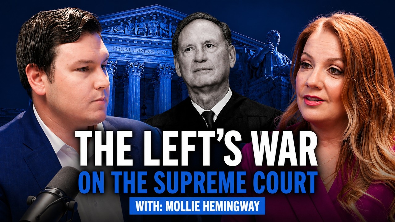 YouTube thumbnail of Bradley Devlin and Mollie Hemingway on "Signal Sitdown"