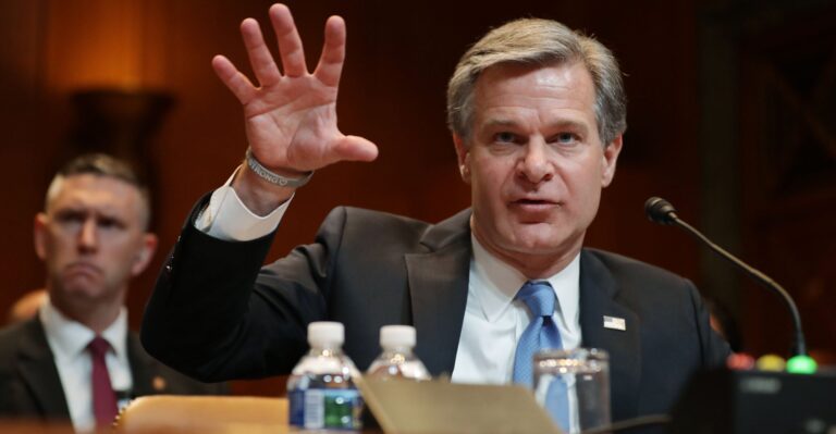 FBI’s Wray Fending Off Contempt Citation for Withholding Details of $5M Biden Bribery Allegation From Congress