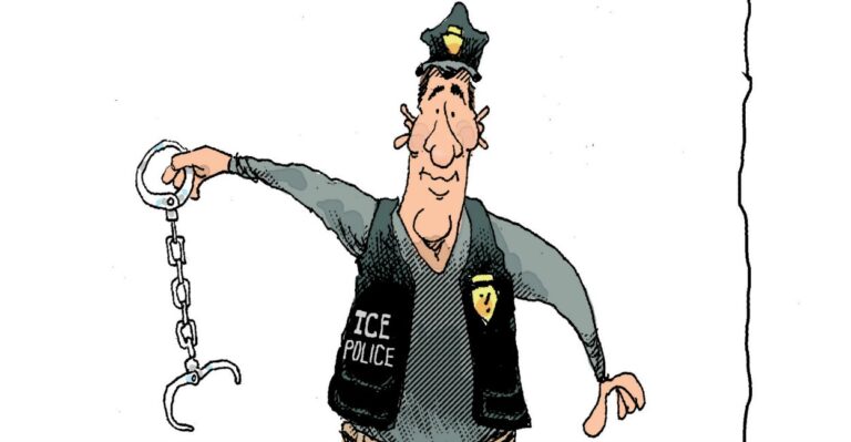 Cartoon: Sanctuary Cities vs. Non-Sanctuary Cities