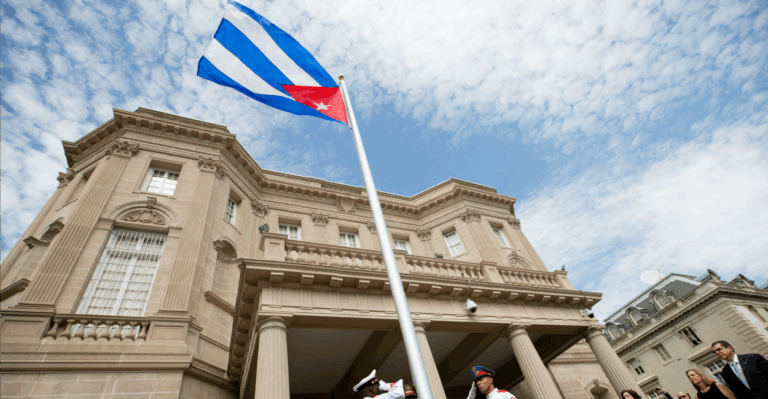 Cuban Embassy in Washington Reopens to Fanfare, Anger