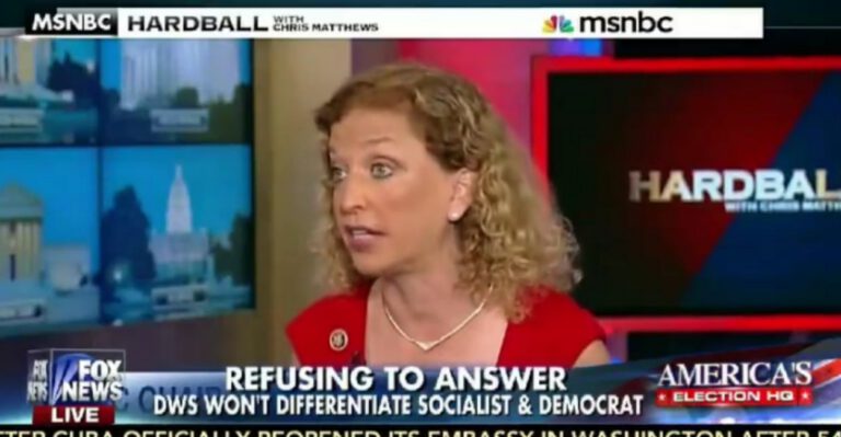 DNC Chair Won’t State Difference Between Democrats and Socialists