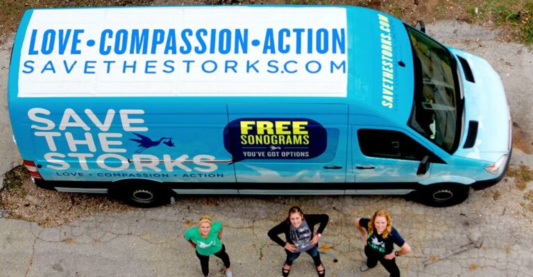 ‘Save the Storks’ Gives Women a Last-Minute Option to Choose Life, One Bus at a Time
