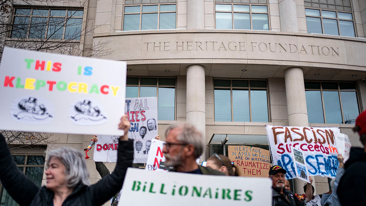 Protester on Trial for Pepper-Spraying Police at ‘Fascist’ Heritage Foundation Makes His Defense in Court