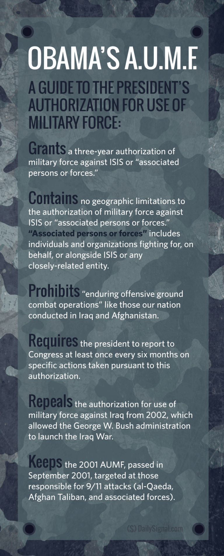 What You Need to Know About Obama’s War Authorization Against ISIS