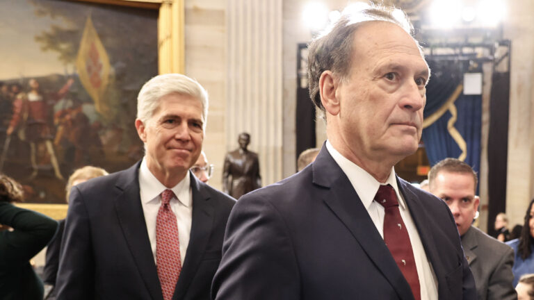Associate Supreme Court Justice Samuel Alito Jr. attends inauguration ceremonies in the Rotunda of the U.S. Capitol on January 20, 2025 in Washington, DC. Donald Trump takes office for his second term as the 47th president of the United States. (Photo by Chip Somodevilla/Getty Images)