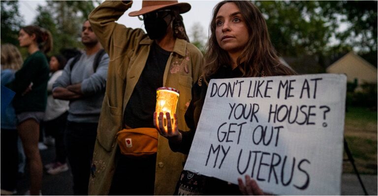 It’s Illegal, but Pro-Abortion Protesters Still Target Justices’ Homes
