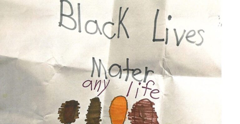 Family Fights for First Amendment Rights of 6-Year-Old Daughter Severely Punished for ‘Any Life’ Matters Drawing