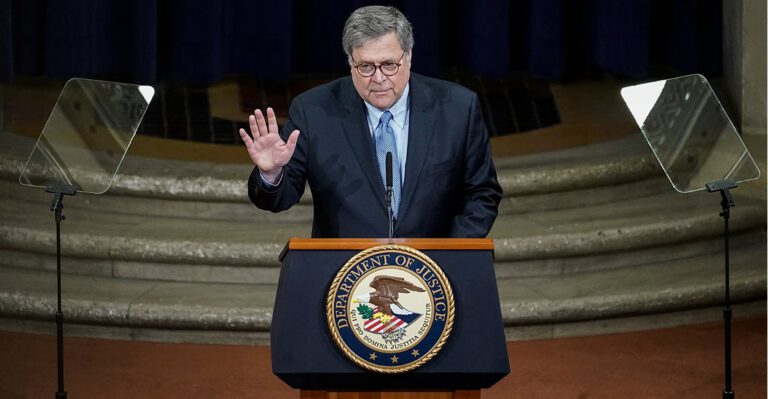 Barr: ‘Even in Times of Emergency,’ Federal Law Prohibits Religious Discrimination