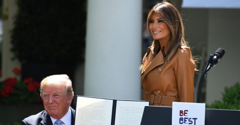Melania Trump’s New Initiative Aims to Turn Kids Away From Bullying, Drug Addiction, and Suicide