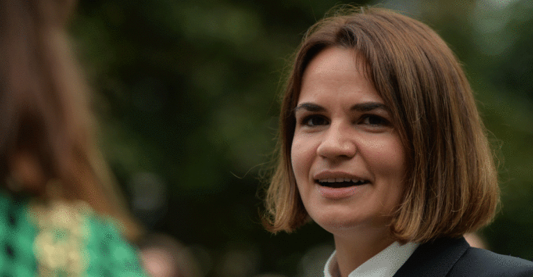 She Defied ‘the Last Dictator in Europe.’ Now, She Is Asking the US to Support the People of Belarus to Secure Freedom.