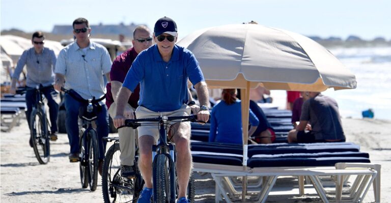 Biden Loves Vacations. His Economic Policies Mean Most Americans Can’t Afford One.