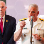 Admiral Brian Christine, MD, the Assistant Secretary for Health at the U.S. Department of Health and Human Services, speaks during a press conference.