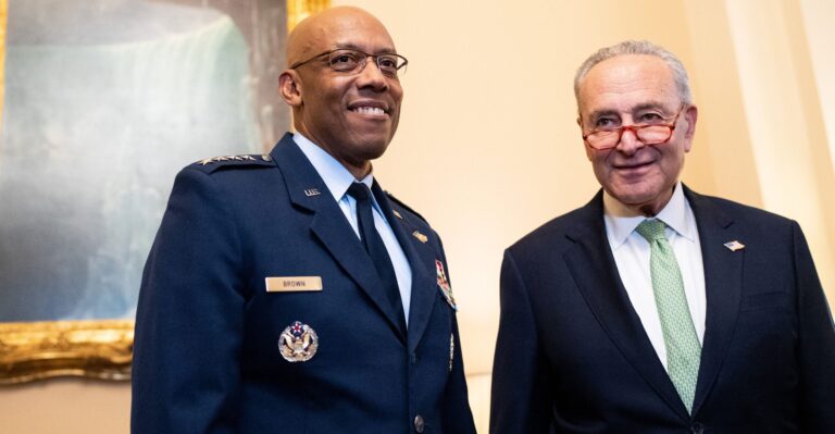 Conservatives Urge Senators to Oppose Gen. Brown for Chairman of Joint Chiefs