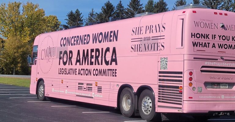 EXCLUSIVE: Concerned Women for America Launches ‘She Prays She Votes’ Bus Tour