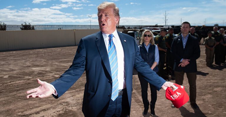 Trump, Newsom Clash Over  Illegal Immigration as President Visits California Wall Construction