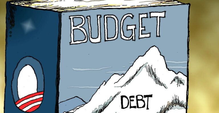 Cartoon: Obama’s Crippling Mountain of Debt