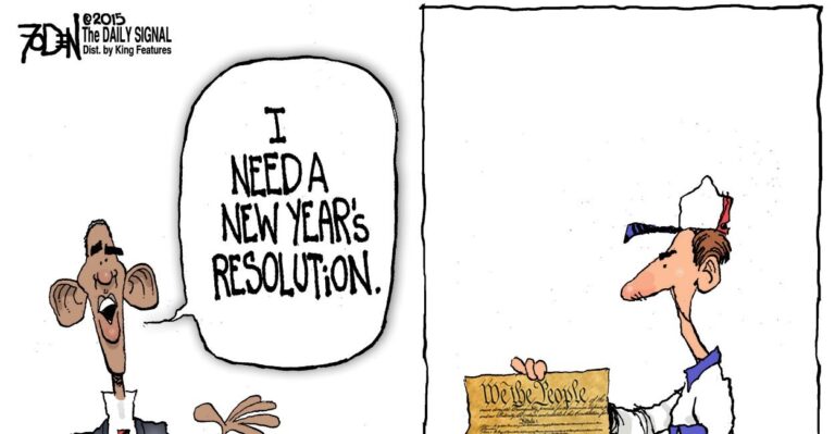 Cartoon: A Presidential New Year’s Resolution