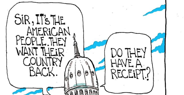 Cartoon: Our American Receipt