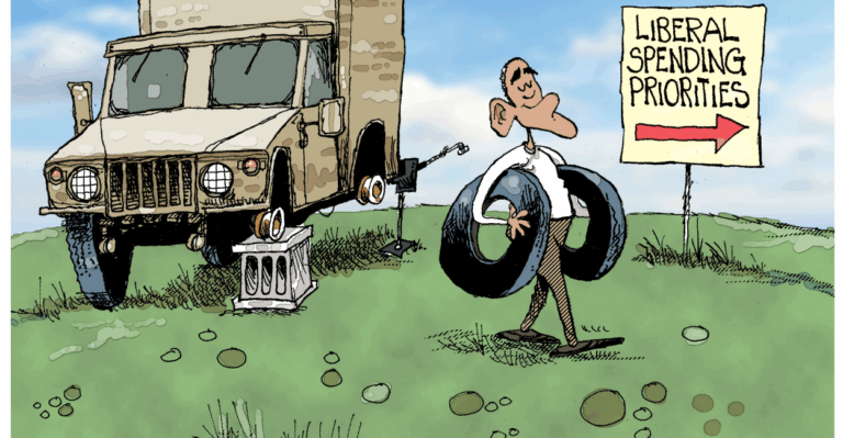 Cartoon: Obama’s Politcally Motivated Veto