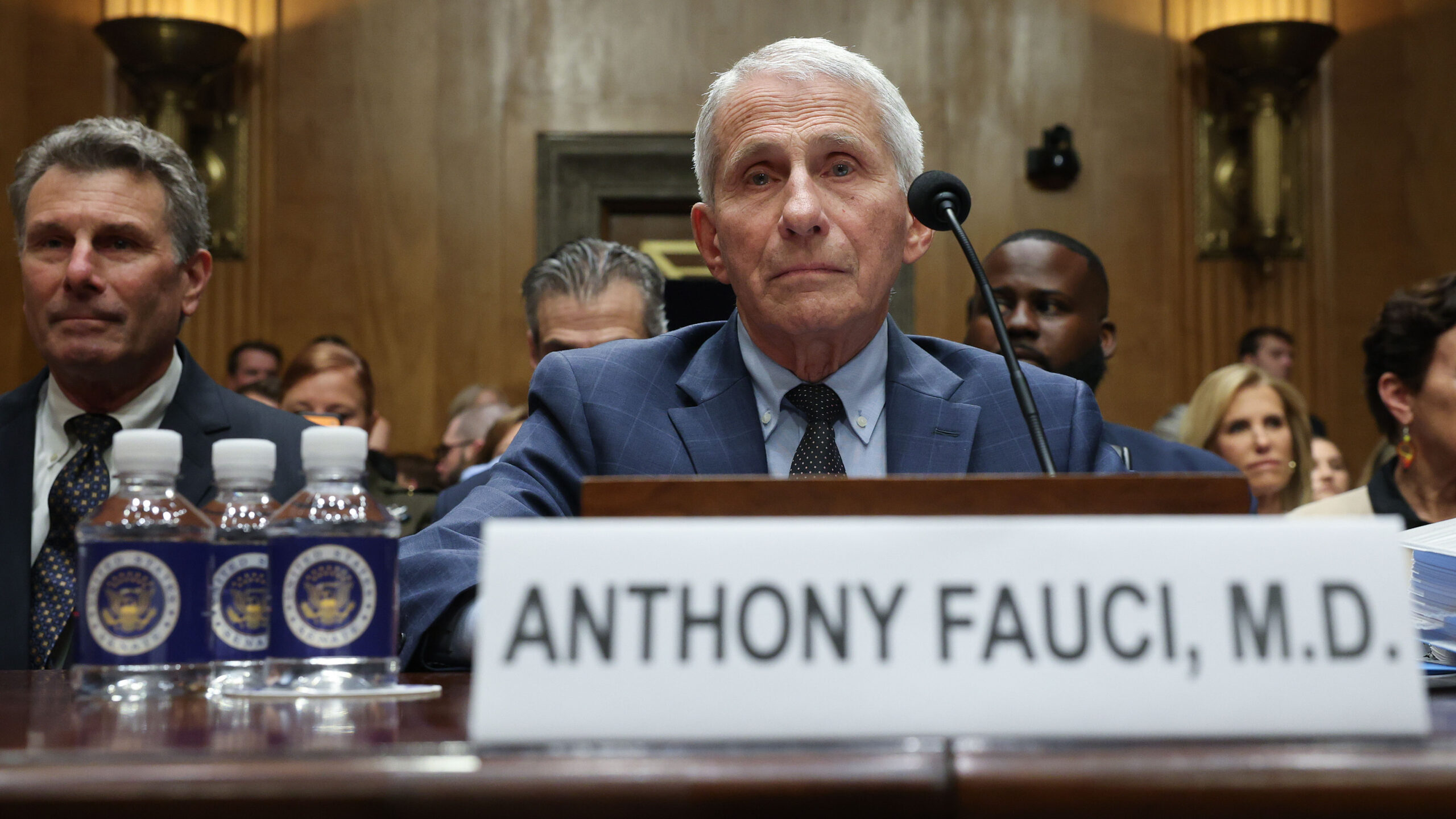 Former NIH Director Anthony Fauci testifies before the Senate Homeland Security and Governmental Affairs Committee hearing on July 29, 2026 in Washington, DC. Fauci was expected to be questioned about his diary entries during his handling of the Covid-19 pandemic. (Photo by Kevin Dietsch/Getty Images)