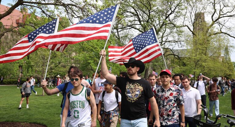 BASED: Frat Boys Cause a Sensation by Defending Old Glory