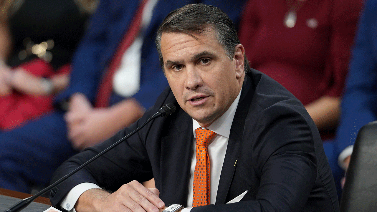 Acting Attorney General Todd Blanche appears at his confirmation hearing in front of the Senate Judiciary Committee on July 15, 2026. (Eric Lee/Getty Images)
