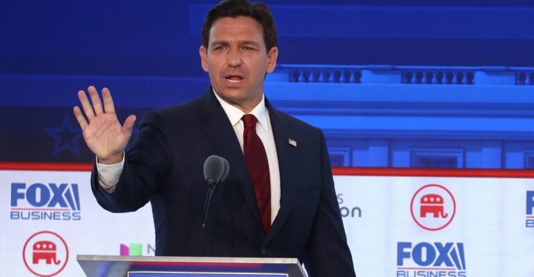 DeSantis Swings at Trump for Skipping Debate: ‘Donald Trump Is Missing in Action’