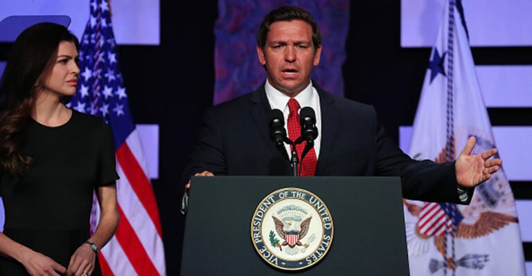 Harris Calls DeSantis ‘Selfish,’ Biden Praises Him as ‘Very Gracious’