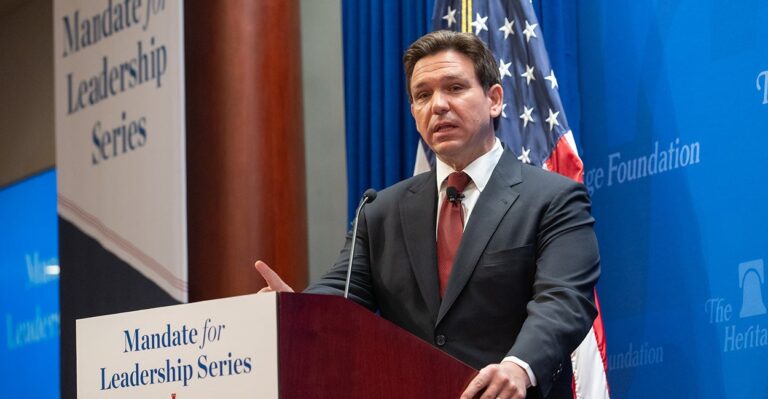 DeSantis Reveals His Plan to Combat Threat of a ‘Global Dystopia’