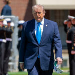 President Donald Trump announced that he will hold a Cabinet meeting at Camp David