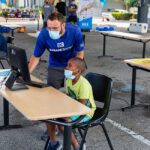 Inner-City LA Nonprofit Turns Parking Lot Into Classroom for Online Learning