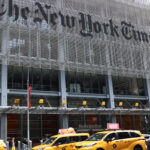 The New York Times building in New York City. (Jakub Porzycki/NurPhoto via Getty Images)