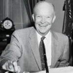 President Eisenhower back at work after a slight illness. (Bettmann/ Contributor via Getty Images)