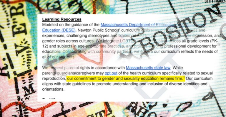 Parents in Massachusetts School District Can’t Opt Out of ‘Sexuality,’ ‘Gender Identity’ Lessons