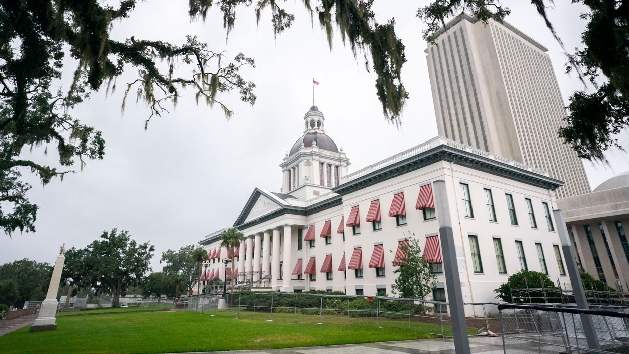 Florida state capitol in Tallahassee, Florida.