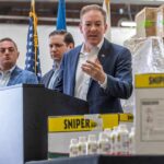 Environmental Protection Agency Administrator Lee Zeldin speaks at an event.