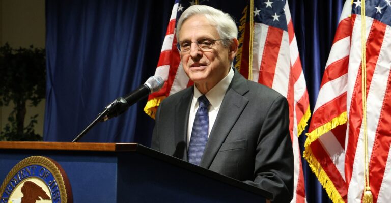 What Merrick Garland Wants to Release on Trump Before the Inauguration