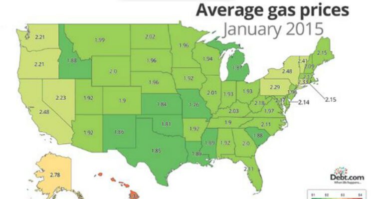 How Much is Your State Paying for a Gallon of Gas? This Cool Map Will Show You.