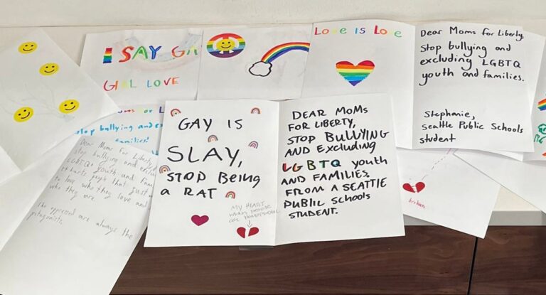 ‘GAY IS SLAY’: Seattle Public School Teacher Sends Moms for Liberty Hate Mail