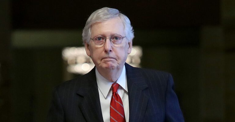 Mitch McConnell Fractures Shoulder in Fall Outside Home