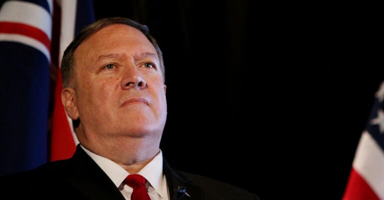 Pompeo Calls for US, Australia to Present United Front to China