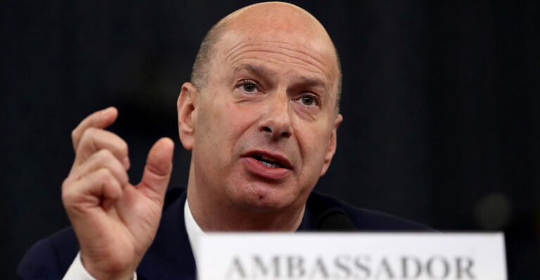 7 Key Moments From Gordon Sondland’s Testimony on Day 4 of Public Impeachment Hearings