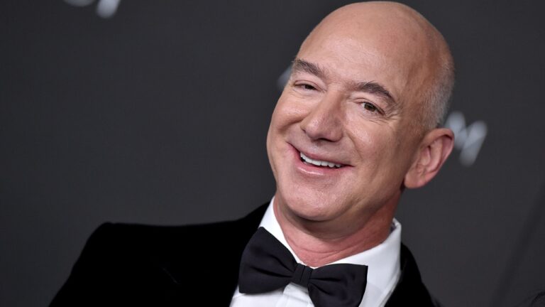 Jeff Bezos in a bow tie