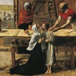 A painting of St. Joseph's workshop