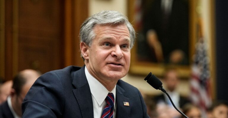 Jim Jordan Threatens to Hold FBI Director Christopher Wray in Contempt of Congress