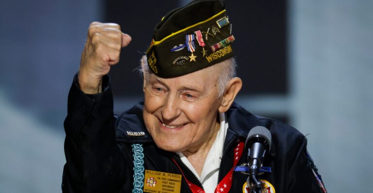 At RNC, 98-Year-Old WWII Vet Says He ‘Would Reenlist’ Under Trump
