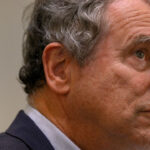 A side view of former Sen. Sherrod Brown.