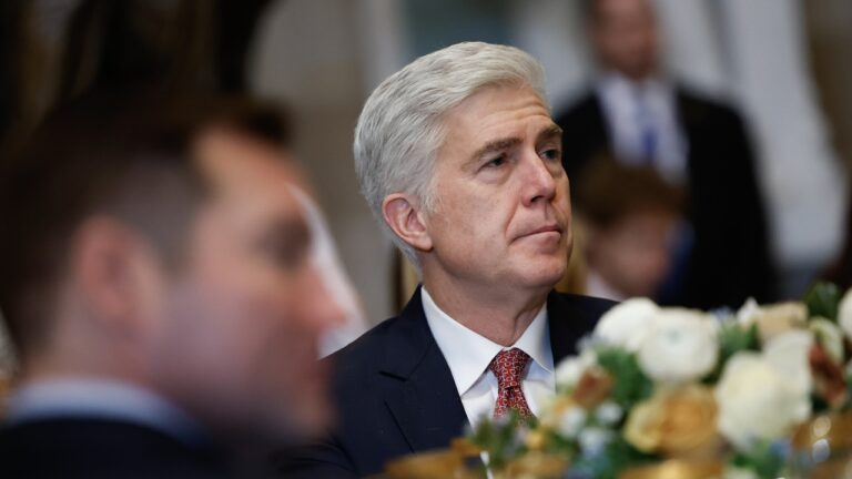 Neil Gorsuch seated