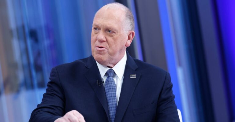‘We’re Saving Lives’: Homan Praises Border Success, Promises More Deportations