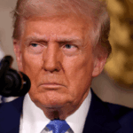 President Donald Trump delivers remarks.